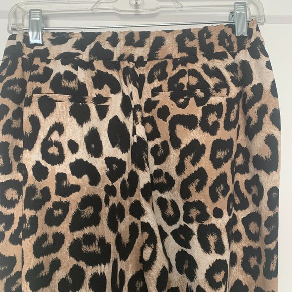 Banana Republic Leopard Print Hayden Cropped Pant XS - Picture 5 of 5